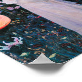 John Singer Sargent – カーネーション、リリー、リリー、バラ。 ポスター (角)