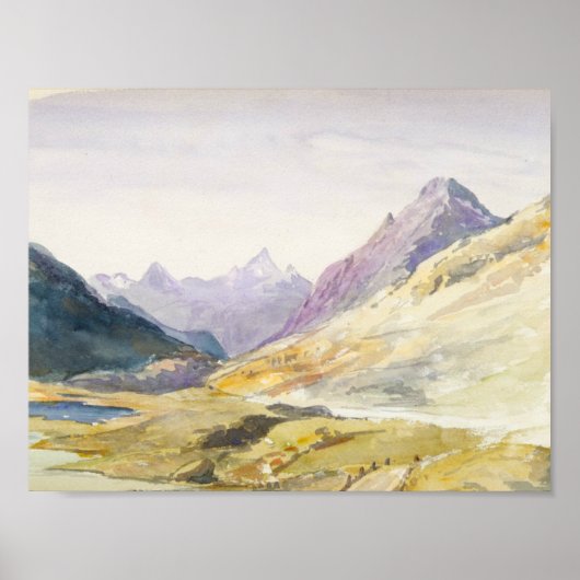 John Singer Sargent – スイス1869 Sketchbook ポスター (正面)