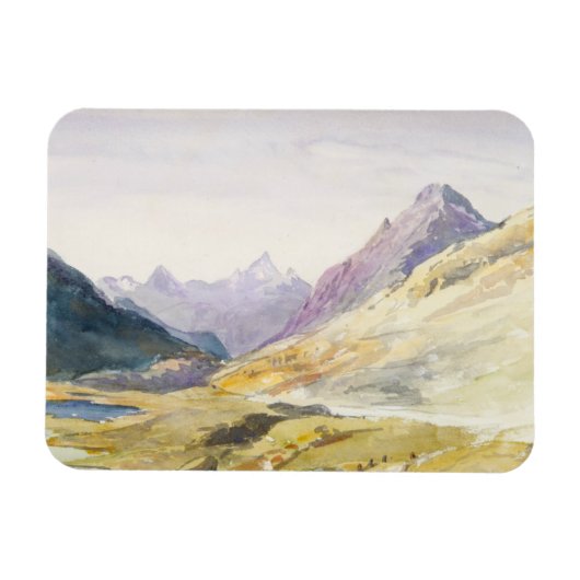 John Singer Sargent – スイス1869 Sketchbook マグネット (横)