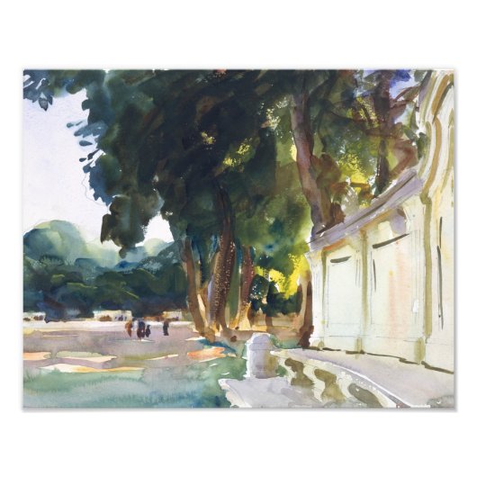 John Singer Sargent - スペインの Midday, Aranjuez フォトプリント (正面)
