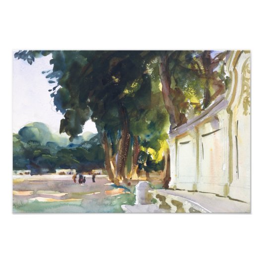 John Singer Sargent - スペインの Midday, Aranjuez フォトプリント (正面)