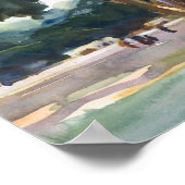 John Singer Sargent - スペインの Midday, Aranjuez ポスター (角)