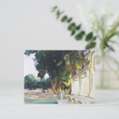 John Singer Sargent - スペインの Midday, Aranjuez ポストカード (スタンド正面)