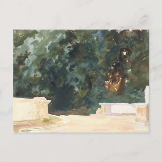 John Singer Sargent – テラス&ガーデンズ ポストカード (正面)