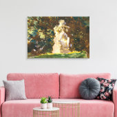 John Singer Sargent – フィレンツェBoboli Garden キャンバスプリント (インサイチュ (リビング))