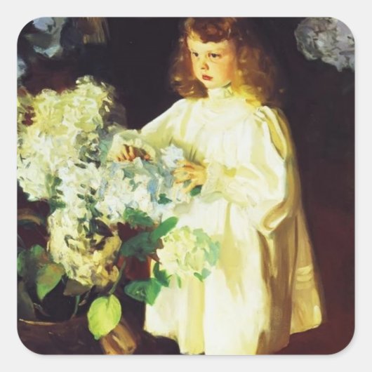 John Singer Sargent – ヘレン・シアーズ スクエアシール (正面)