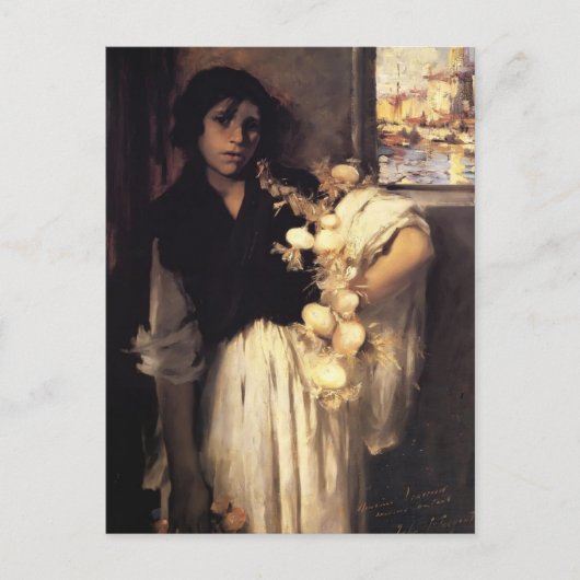 John Singer Sargent – ベニスのオニオンセラー ポストカード (正面)