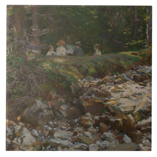 John Singer Sargent – マスターと生徒 タイル (正面)