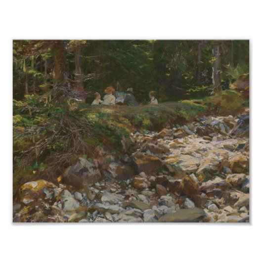 John Singer Sargent – マスターと生徒 フォトプリント (正面)