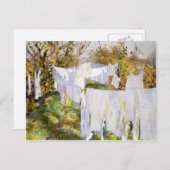 John Singer Sargent：ラ・ビアンセリア ポストカード (正面/裏面)