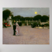 John Singer Sargent – ルクセンブルク庭園 ポスター (正面)