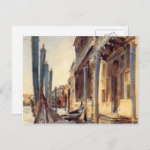 John Singer Sargent – ヴェネツィアのグランド・カナル ポストカード (正面/裏面)