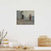 John Singer Sargent – 中庭，テトゥアン，モロッコ ポスター (キッチン)