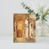 John Singer Sargent：大学ジェノヴァ ポストカード (スタンド正面)