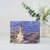 John Singer Sargent – 女の子魚釣り ポストカード (スタンド正面)