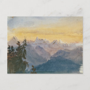 John Singer Sargent -山Pilatusから表示 ポストカード