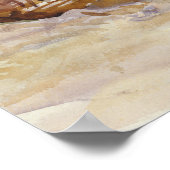 John Singer Sargent – 救急車でキャンプ ポスター (角)