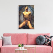 John Singer Sargent – 男性勉強 キャンバスプリント (インサイチュ (リビング))