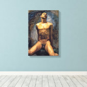 John Singer Sargent – 男性勉強 キャンバスプリント (インサイチュ (ウッドフロア))