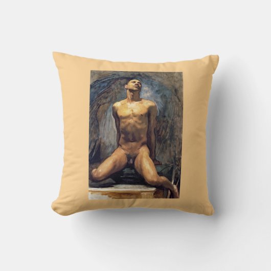 John Singer Sargent – 男性勉強 クッション (正面)