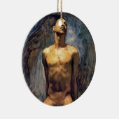 John Singer Sargent – 男性勉強 セラミックオーナメント (右)