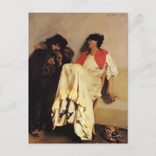 John Singer Sargent – 硫黄の試合 ポストカード (正面)