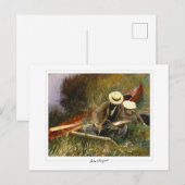 John Singer Sargent #10-2 -ファインアート ポストカード (正面/裏面)