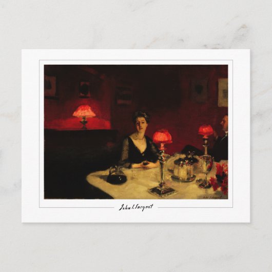 John Singer Sargent #110 -ファインアート ポストカード (正面)