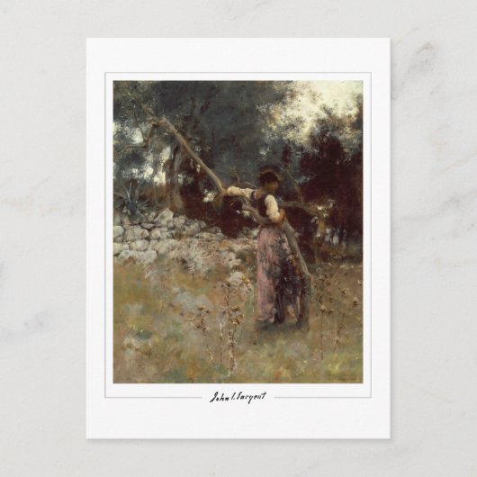 John Singer Sargent #12-2 -ファインアート ポストカード (正面)