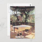 John Singer Sargent - 2つのワイングラス ポストカード (正面/裏面)