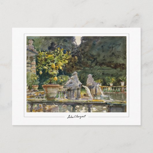 John Singer Sargent #20 -ファインアート ポストカード (正面)