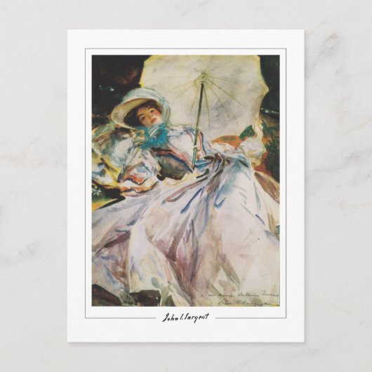 John Singer Sargent #469 -ファインアート ポストカード (正面)