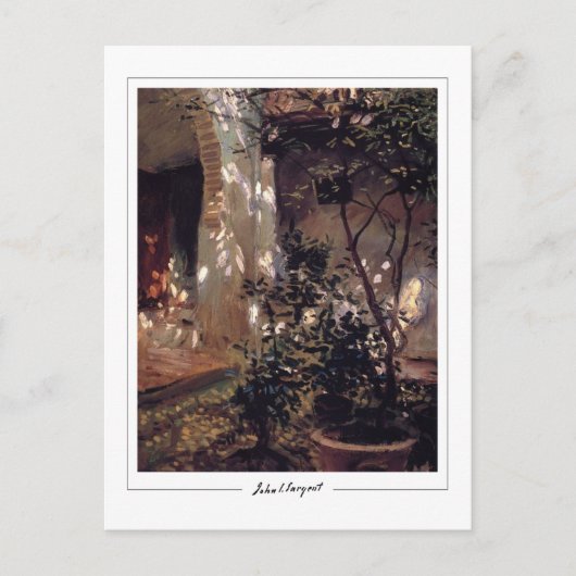 John Singer Sargent #74-2 -ファインアート ポストカード (正面)