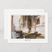 John Singer Sargent #9-2 -ファインアート ポストカード (正面/裏面)