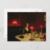 John Singer Sargent - A Dinner Table at Night ポストカード (正面/裏面)