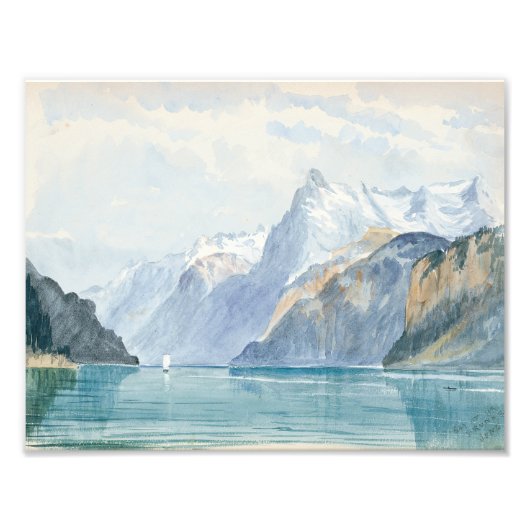 John Singer Sargent - Bay of Uri, Brunnen フォトプリント (正面)