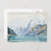 John Singer Sargent - Bay of Uri, Brunnen ポストカード (正面/裏面)