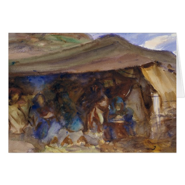 John Singer Sargent - Bedouin Tent (正面横)