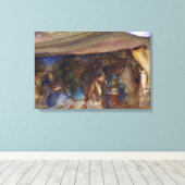 John Singer Sargent - Bedouin Tent キャンバスプリント (インサイチュ (ウッドフロア))