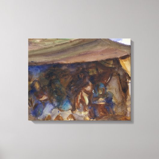 John Singer Sargent - Bedouin Tent キャンバスプリント (正面)