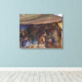 John Singer Sargent - Bedouin Tent キャンバスプリント (インサイチュ (ウッドフロア))