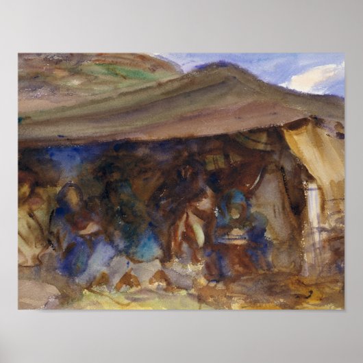 John Singer Sargent - Bedouin Tent ポスター (正面)