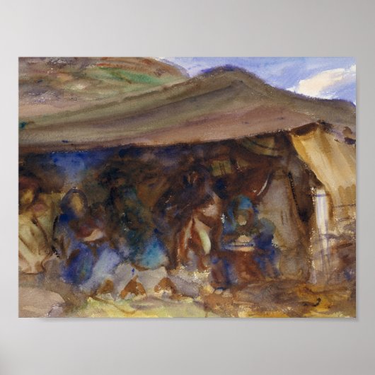 John Singer Sargent - Bedouin Tent ポスター (正面)