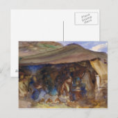 John Singer Sargent - Bedouin Tent ポストカード (正面/裏面)