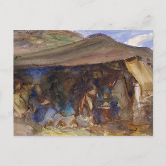 John Singer Sargent - Bedouin Tent ポストカード (正面)