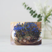 John Singer Sargent - Blue Gentians ポストカード (スタンド正面)