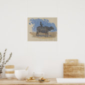 John Singer Sargent - Boy on Water Buffalo ポスター (キッチン)