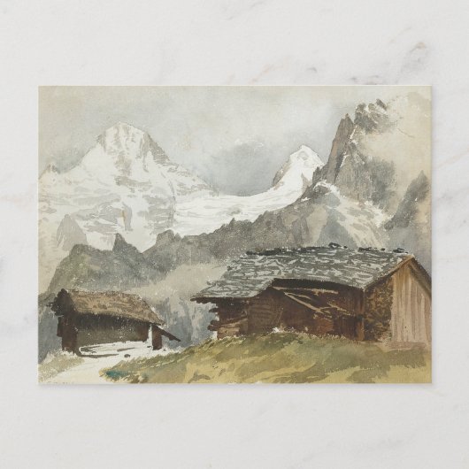John Singer Sargent - Chalets, Breithorn, Murren ポストカード (正面)