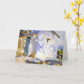 John Singer Sargent - Corfu：ライトとシャドウ カード (黄色い花)