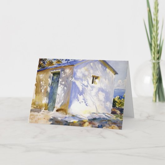 John Singer Sargent - Corfu：ライトとシャドウ カード (正面)